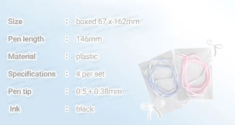 princesseria - Set van 4: Pen - 0,5 mm