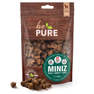 bePure Hundesnack Miniz Wild 120g