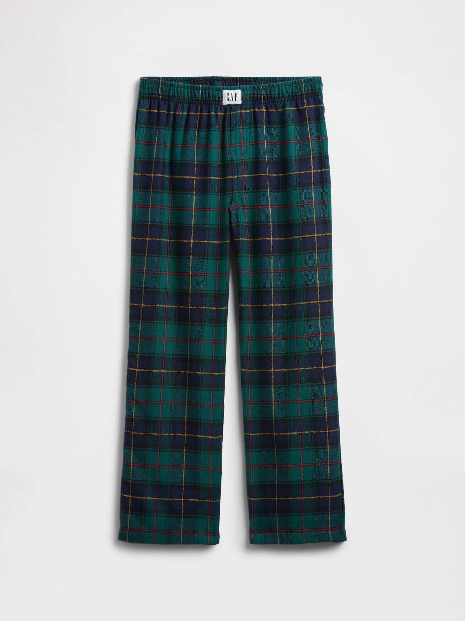 Groen met ruiten - Gap Matching Family Kerstmis Pyjama's Broek (4-13jaar)