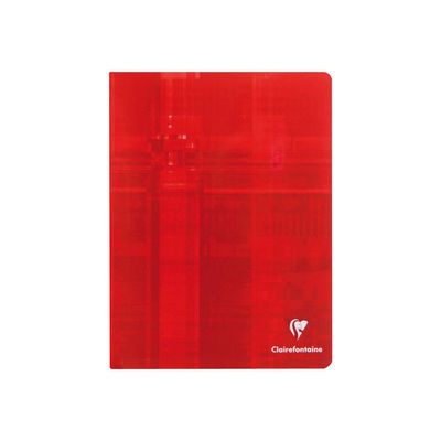 Clairefontaine - Cahier 17 x 22 cm - 96 pages - petits carreaux (5x5 mm) - disponible dans différentes couleurs