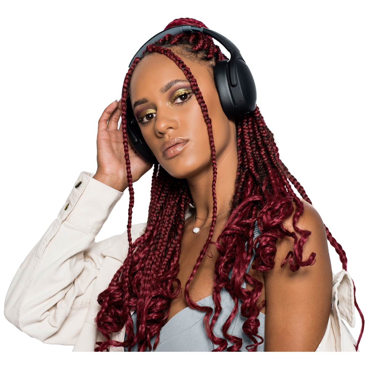 Skullcandy Crusher Evo trådløse around-ear hodetelefoner (sort)