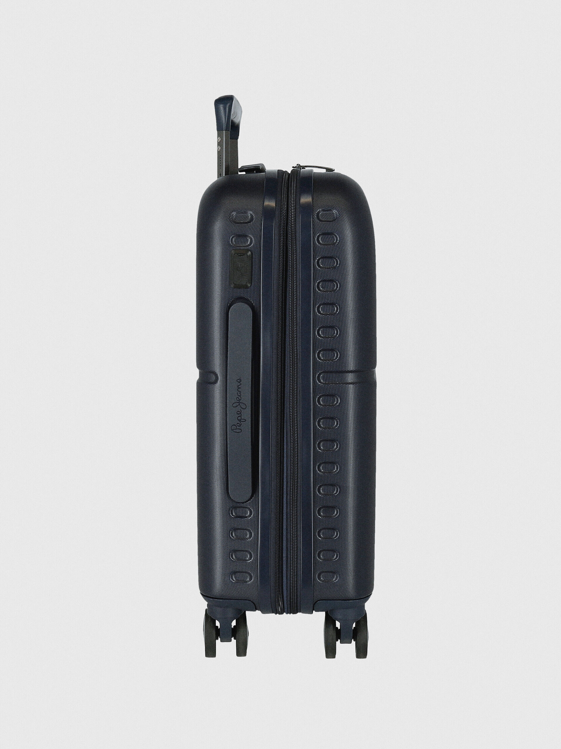 Mala de viagem com rodinhas de 55 cm em ABS - azul-marinho, tamanho único
