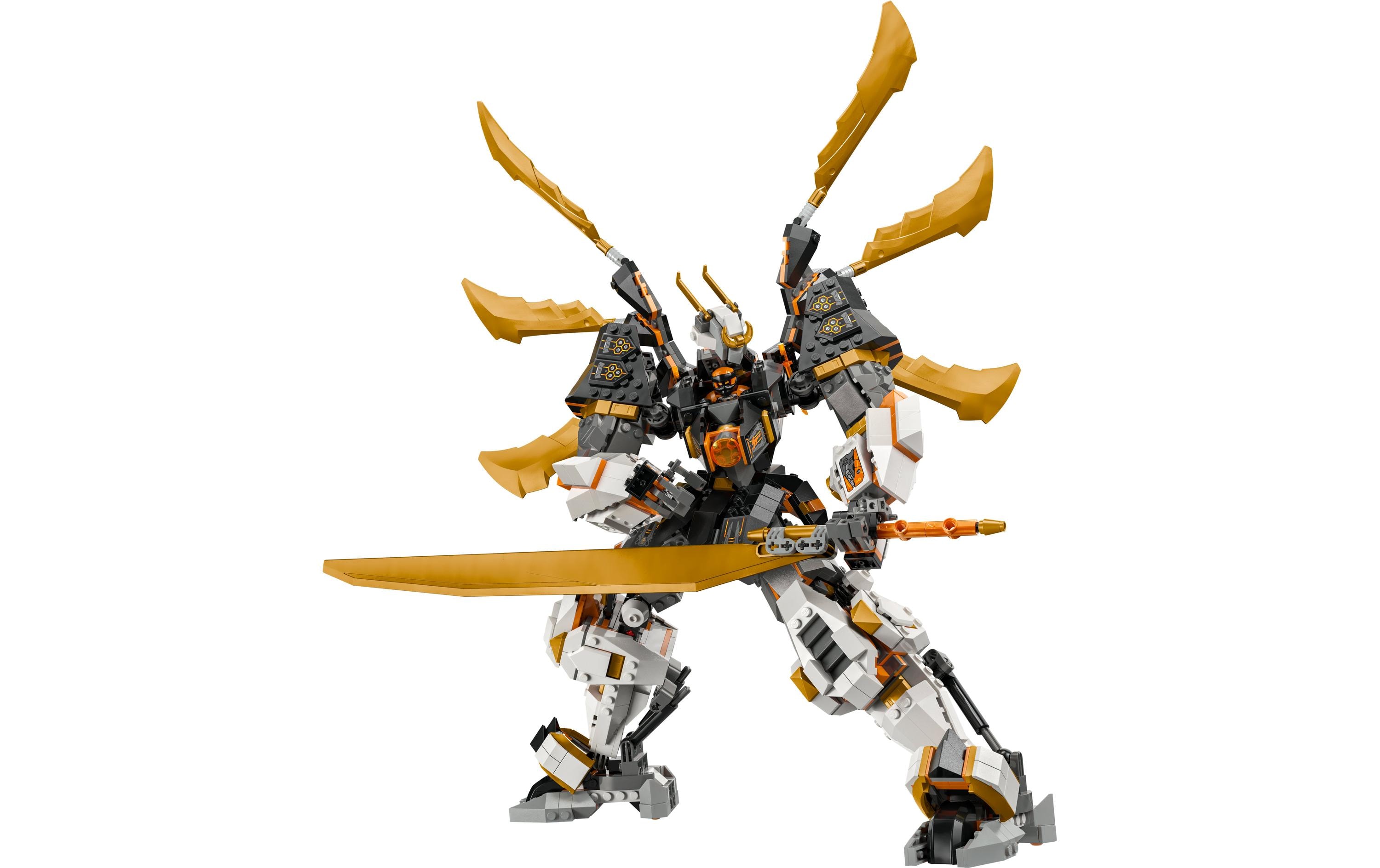 Ninjago Coles Titandrachen-Mech 71821Grosse Actionfigur mit Drachenflügeln und Schwert
