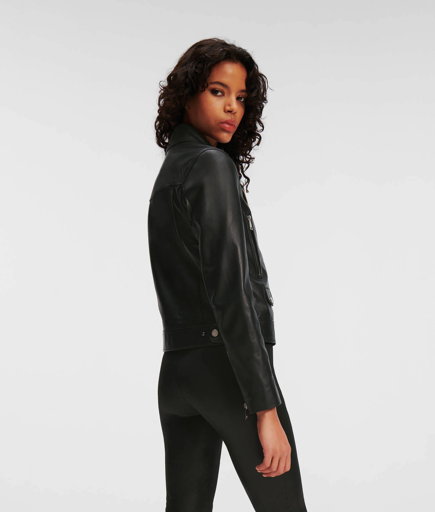 VESTE DE MOTARD EN CUIR