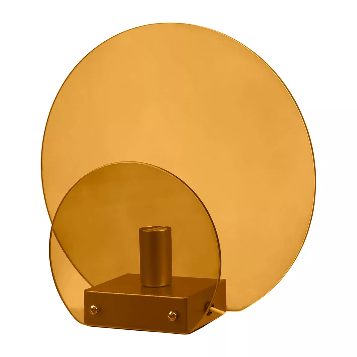 Lampe à poser en verre (D22 cm) Bowie Orange