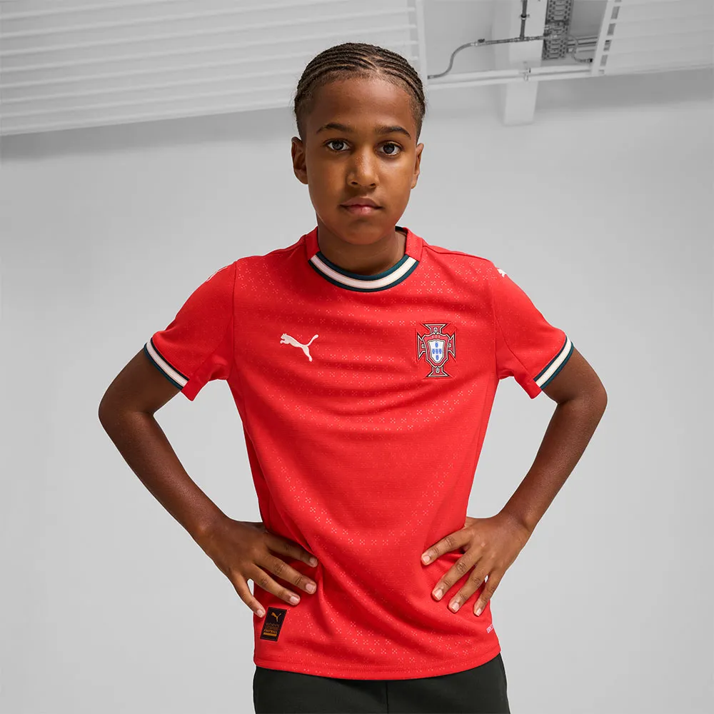 Puma FPF Portugal Replica Heim Junior-Kurzarm-T-Shirt