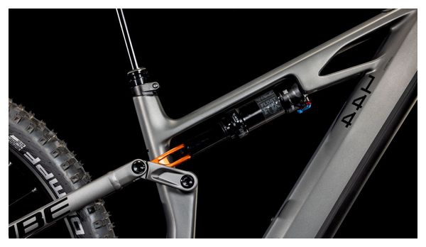 VTT Électrique Tout-Suspendu Cube Stereo Hybrid One44 HPC SLX 800 Shimano Deore XT 12V 800 Wh 27.5'' Gris Slab 2025