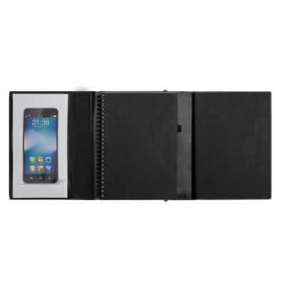 Agenda de bureau spiralé 16 mois All in One - 1 semaine sur 2 pages - 15 x 21 cm - bleu - Exacompta