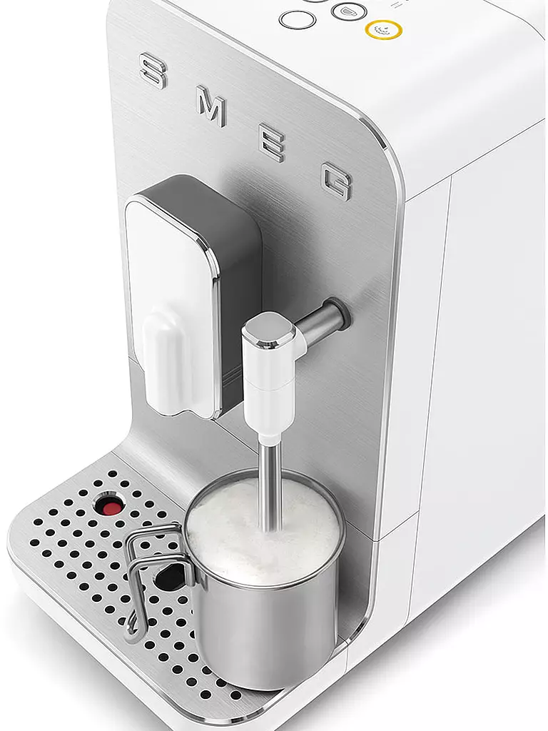 SMEG Kaffeevollautomat BCC12WHMEU 50's Style Weiss / Matt weiss