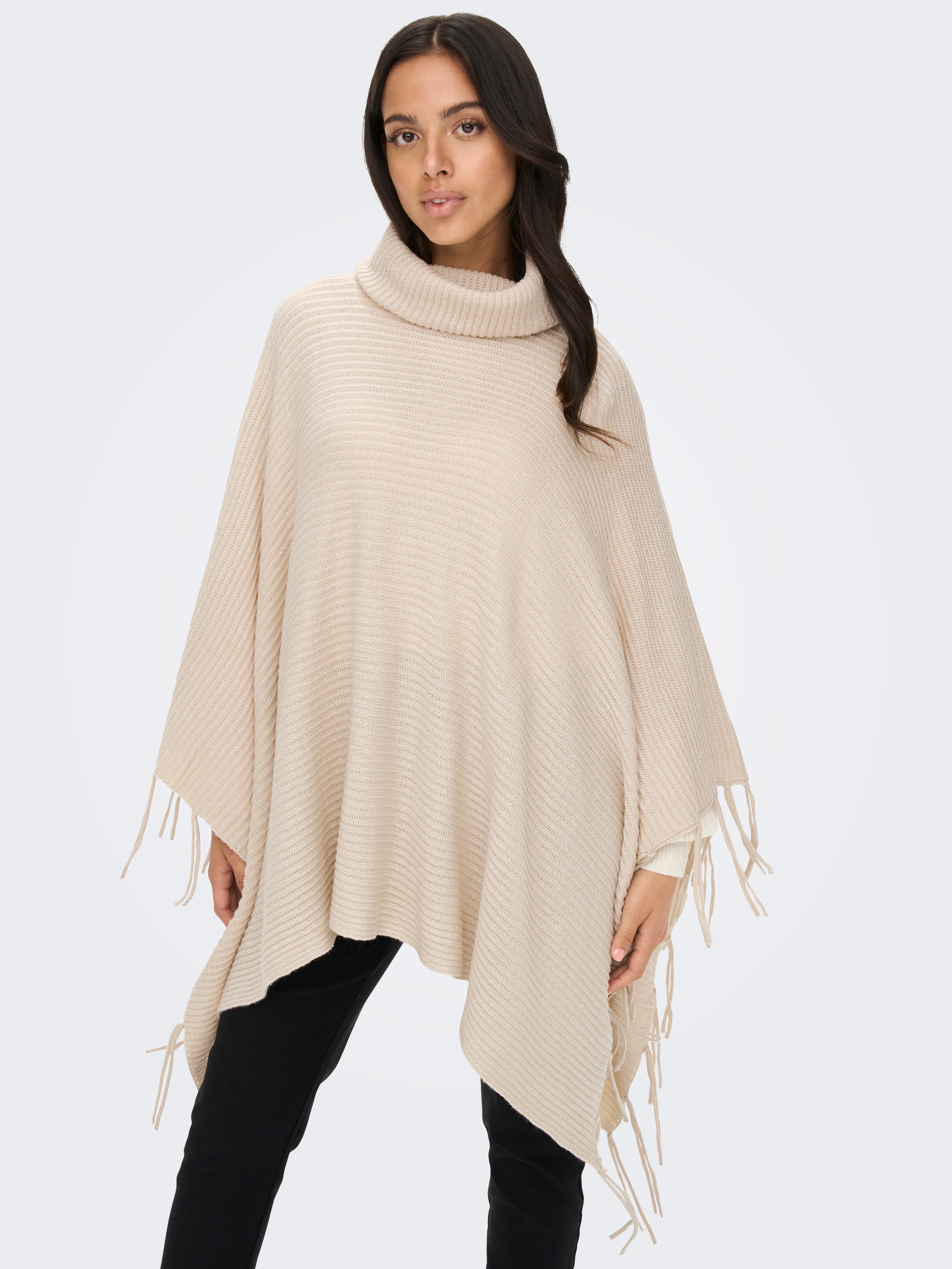 JDYPOCA Strickpullover Cement