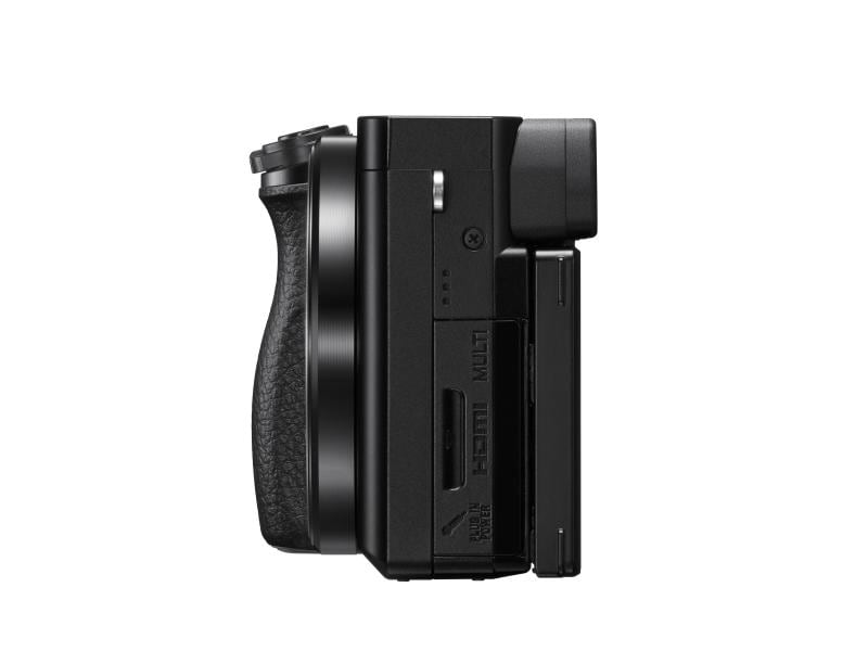 Sony Fotokamera Alpha 6100 Kit 16-50 / 55-210 APS-C-Kamera mit durchgehendem High-Speed-Tracking
