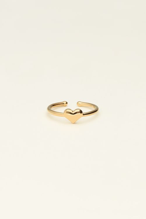 Pink ring met hartje