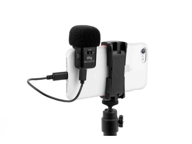 IK Multimedia Mikrofon iRig Mic Cast HD Ultra kompaktes, digitales USB Kondensatormikrofon