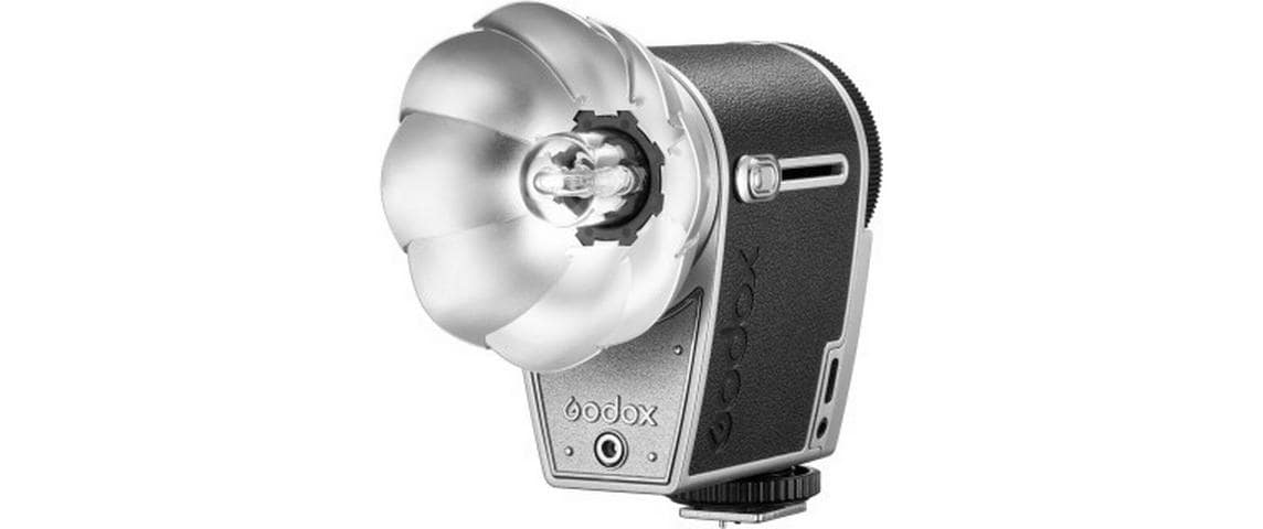 Blitzgerät Lux Cadet Retro<br>Retro-Kamerablitz mit flexibler Steürung und vielseitigen Blitzmodi