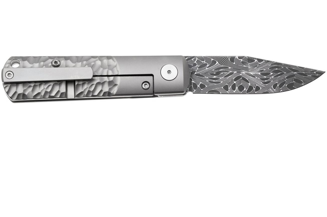 Böker BRLW 110673DAM, Meteorite Damast, Silver Titanium zakmes