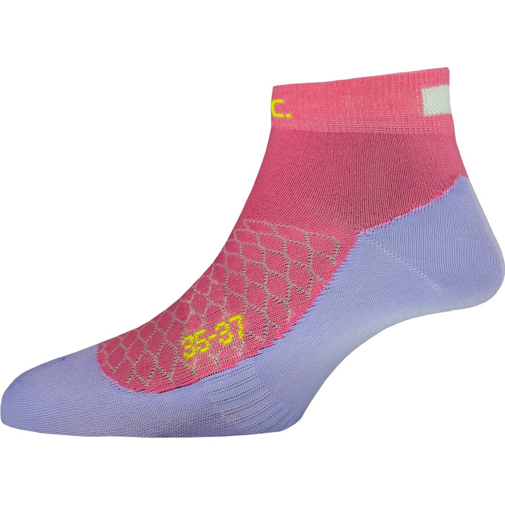 P.A.C. 1.2 Running Reflective Ultralight Speed Socken raspberry