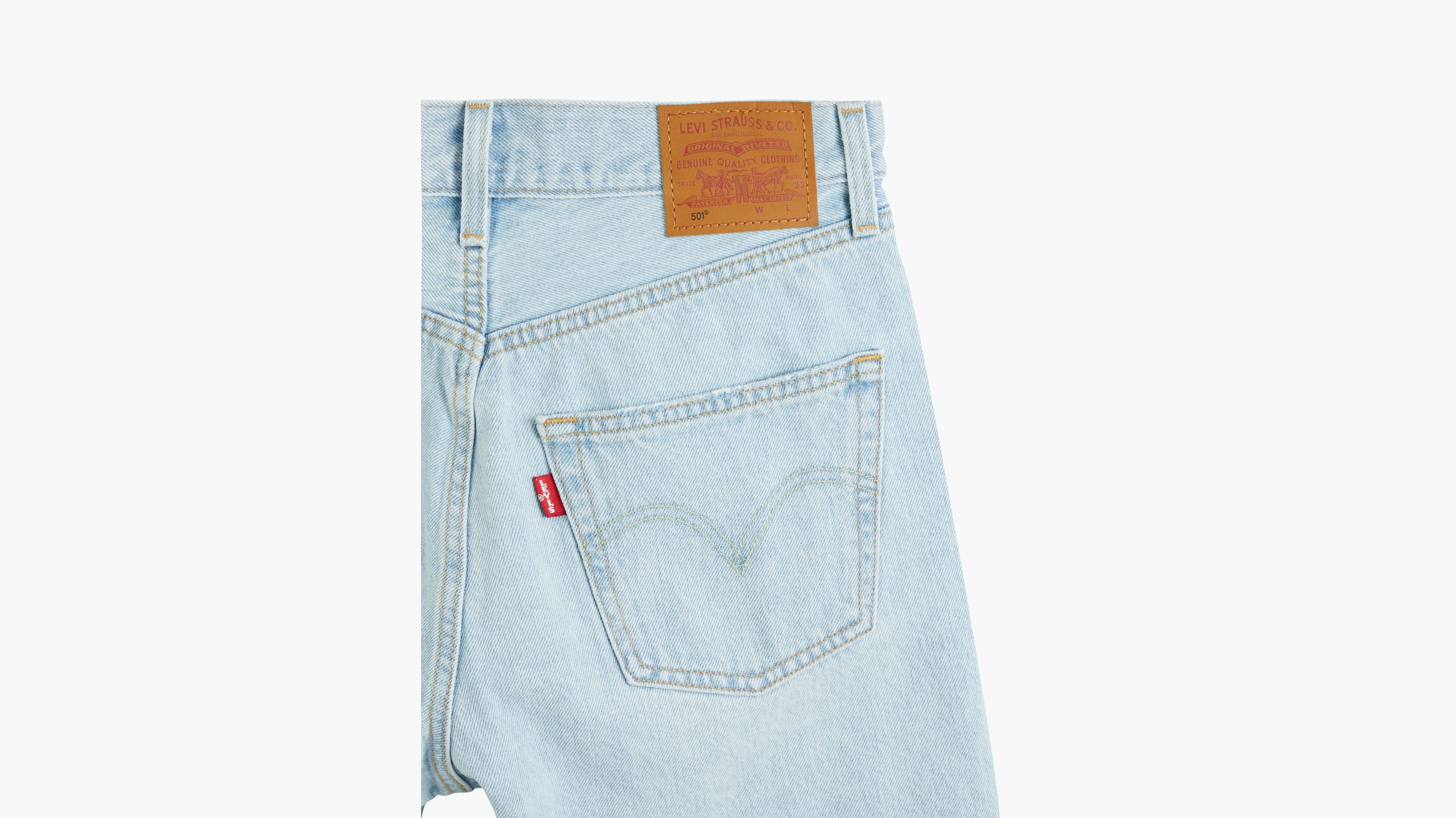 Short 501® ’90 - Light Indigo Destructed - Bleu