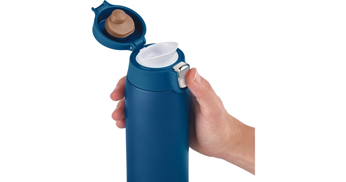EmsaTravel Mug Light Thermosbeker  (Donkerblauw, Flip-deksel)