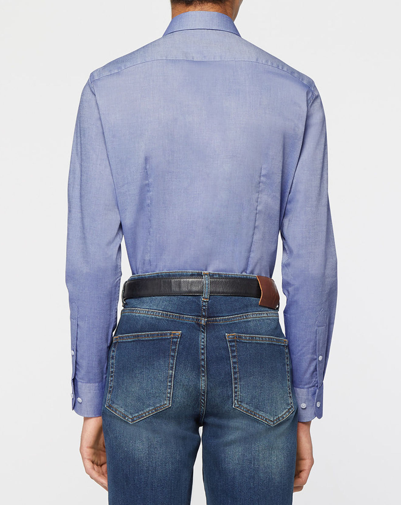 Tommy Hilfiger Chemise Slim 100% Coton Bio Oxford bleu marine