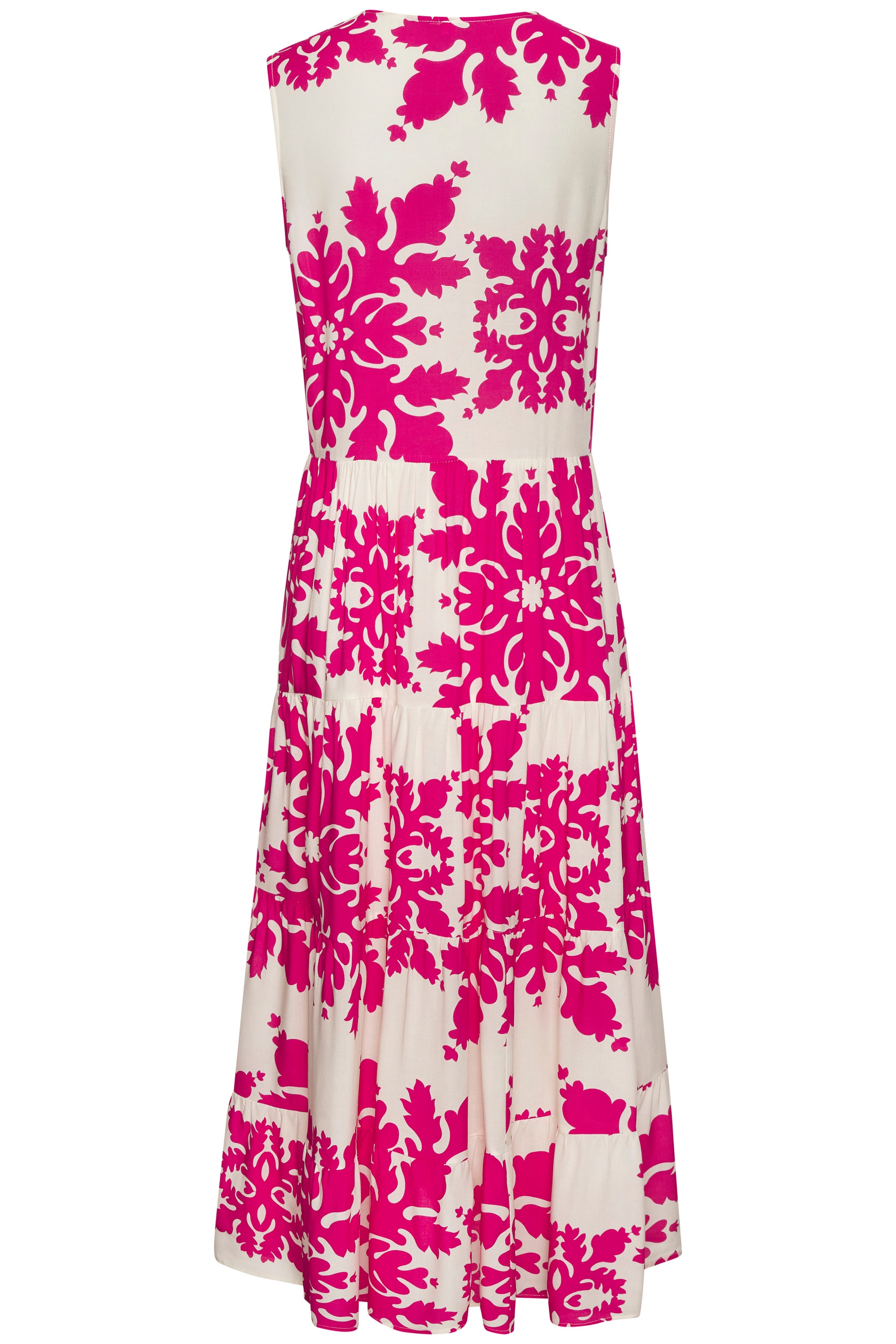 Vivance Maxikleid mit Volants, Sommerkleid