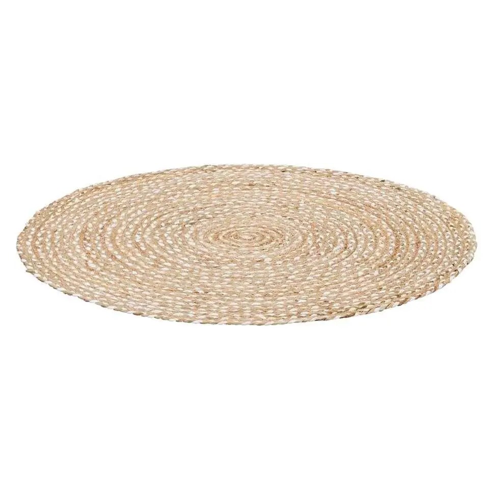 Vloerkleed Madras - naturel - Ø100 cm