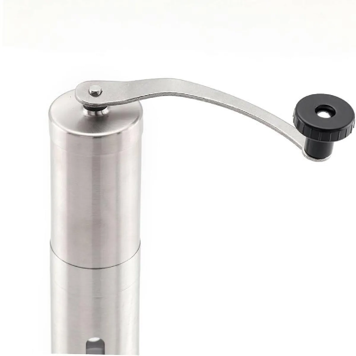 Moulin à café manuel en acier inoxydable Universal - Argent
