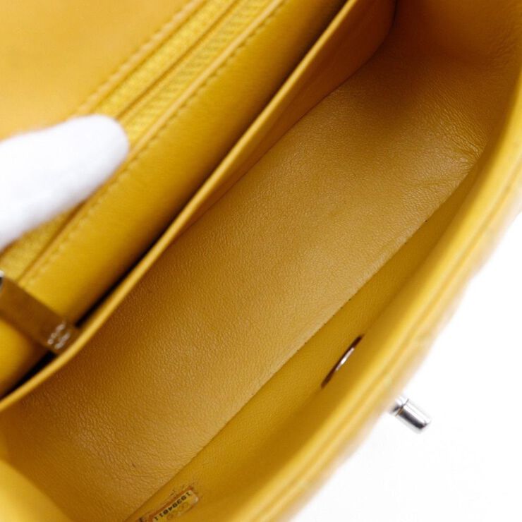 Chanel Vintage Chanel Crossbody Bag Yellow