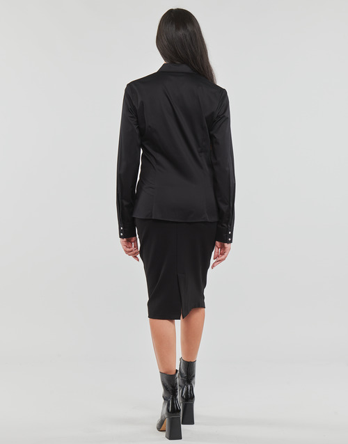 Guess - LS CATE SHIRT - Noir