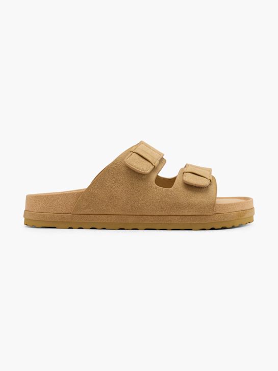 Bench Pantolette Cognac