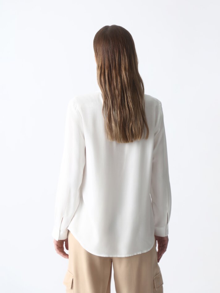 Camisa fluida de padeiro - Crua