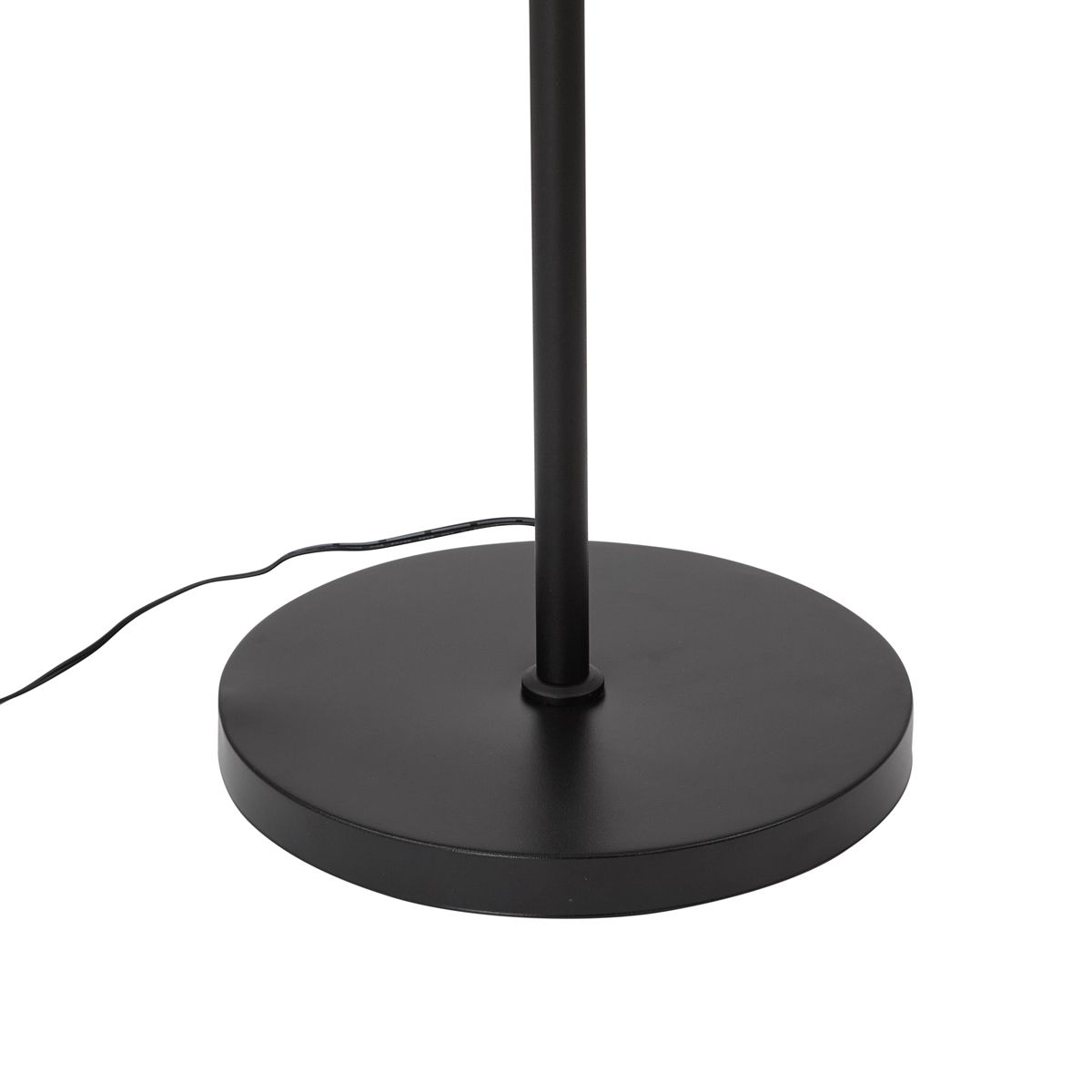 Moderne vloerlamp zwart incl. LED dimbaar RGB met afstandsbediening - Sjors
