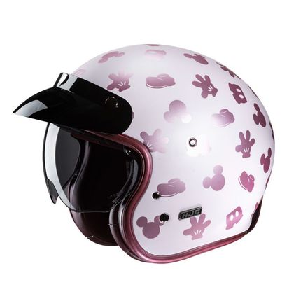 Casque Hjc V31 - DISNEY MICKEY - Rose / Blanc