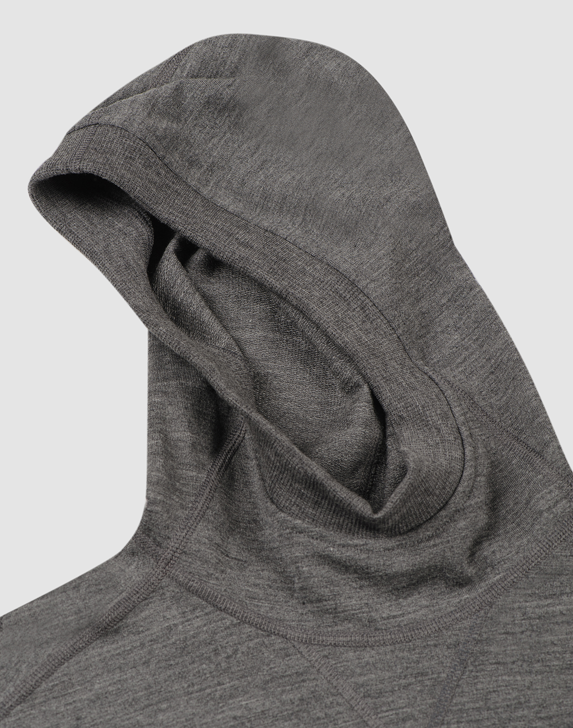 Hoodie van merinowol voor heren - Gratis Verzending
