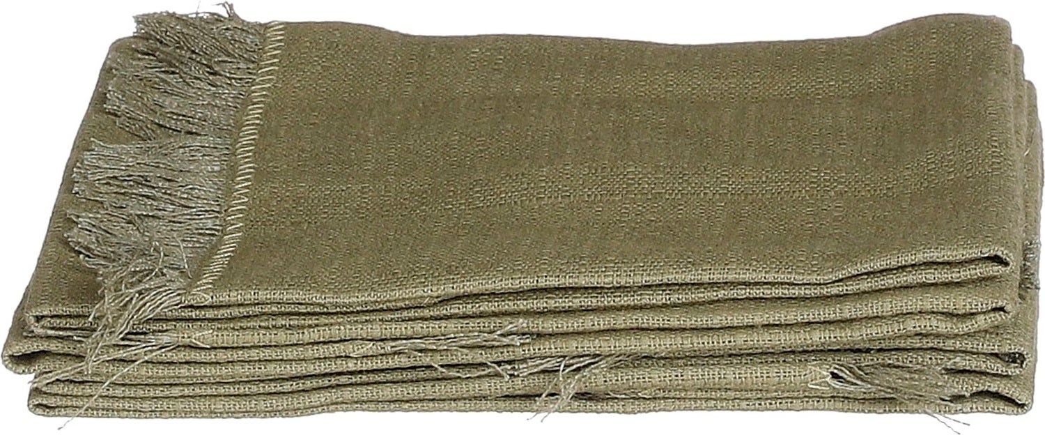 Mica Decorations servet Villia groen 40 x 40 cm