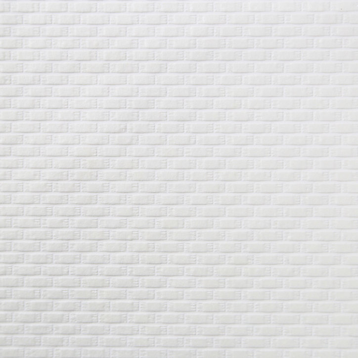 Papier peint expansé vinyle sur intissé Rivina brique GoodHome blanc