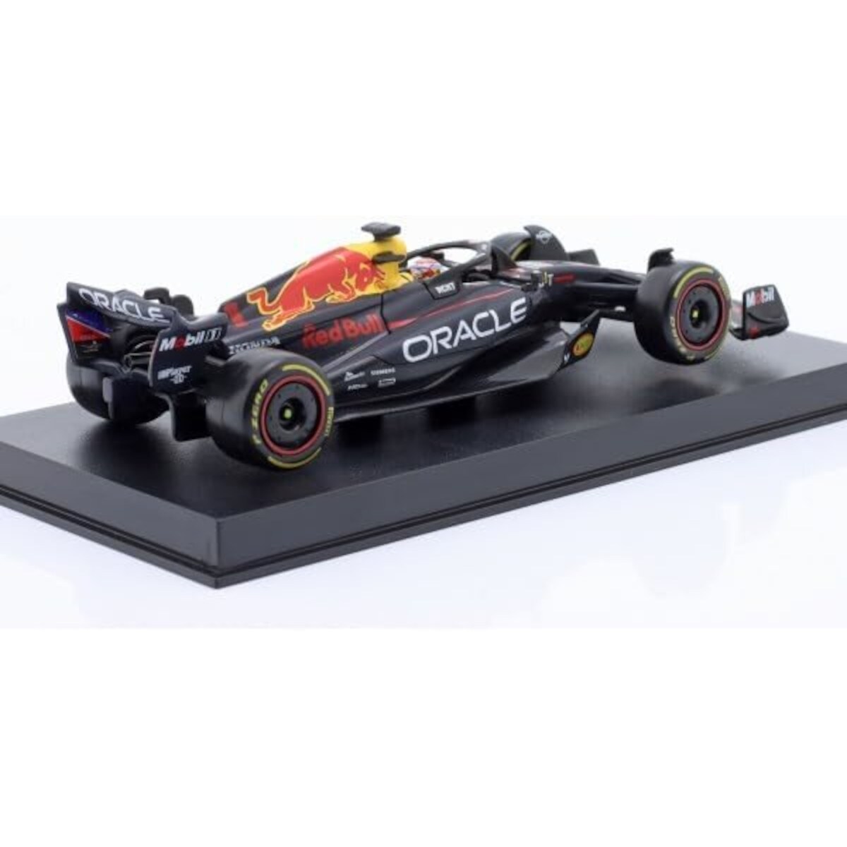 Bburago 18-38083 - Modellauto - Red Bull Racing F1 RB19 Verstappen #1 (mit Helm, Maßstab 1:43) Formel 1