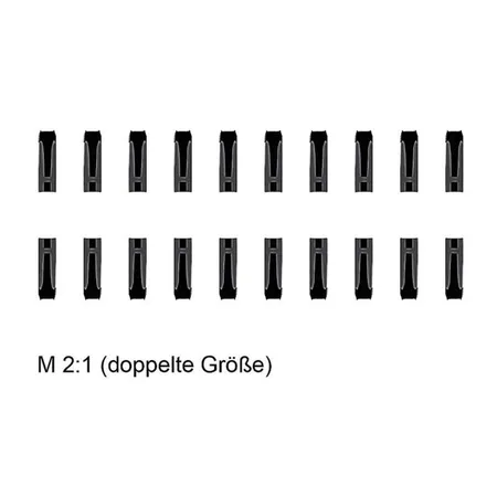 Busch 12369 Isolier-Schienenverbinder