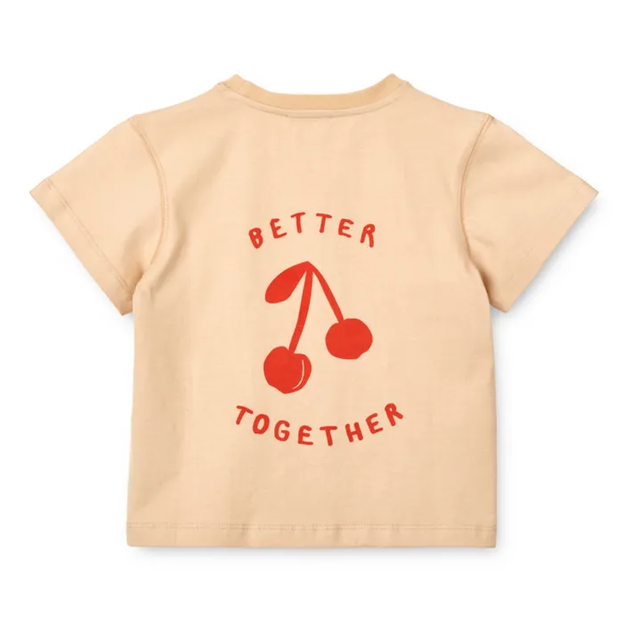 Liewood T-shirt Sixten Cerises | Rose pâle