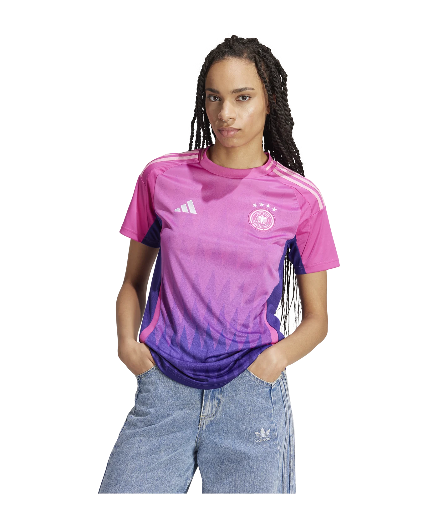 adidas DFB Deutschland Trikot Away EM 2024 Damen Pink