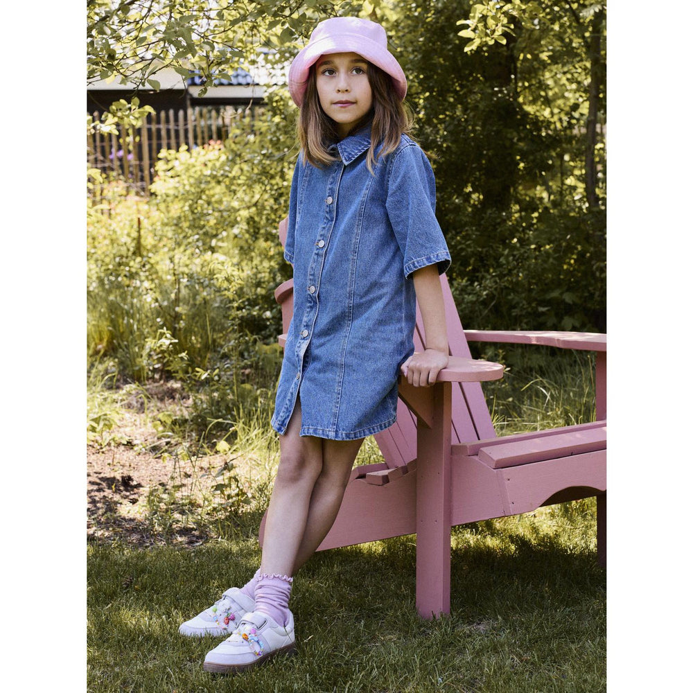 Køb Name It Medium Blue Denim Nkfgianna 2/4 Dnm Kjole 2221-Iz D