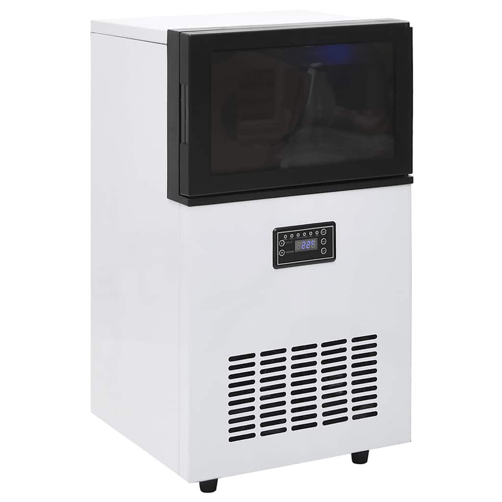 vidaXL IJsblokjesmachine, zwart, 45 kg / 24 uur