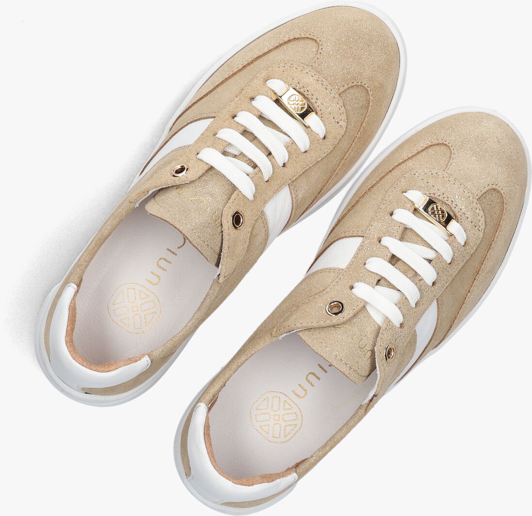 gouden unisa lage sneakers futiel