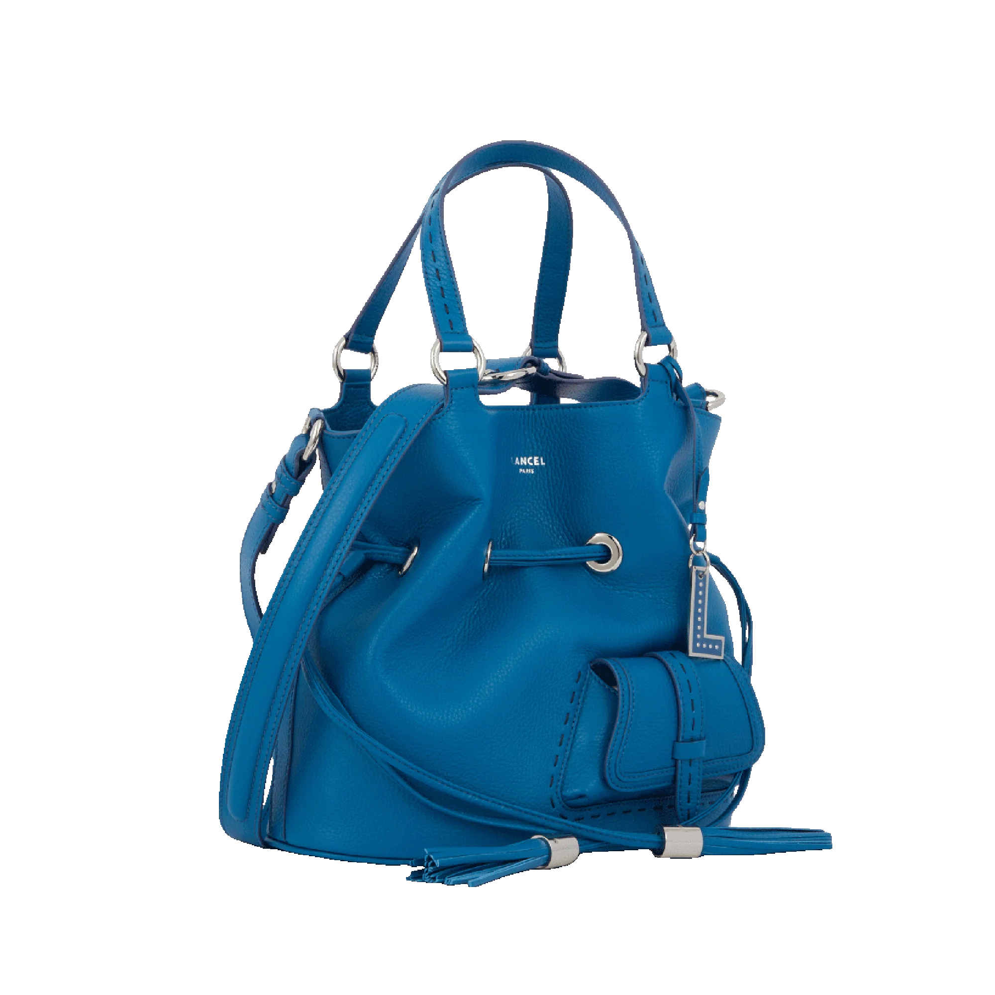 Sac seau S Premier Flirt de Lancel-Cobalt