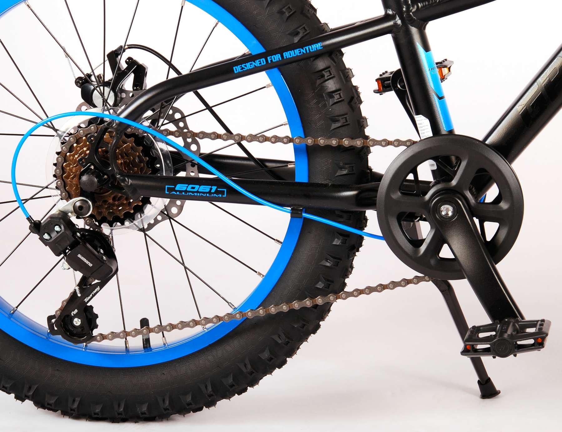 TPFSports Gradient Kinderfahrrad - Jungen - 20 Zoll - 6 Gänge - Scheibenbremse - Schwarz Gelb Grün