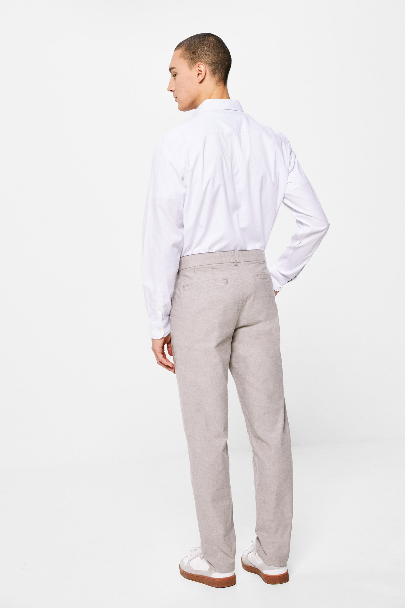 Vestido chino - cinza escuro