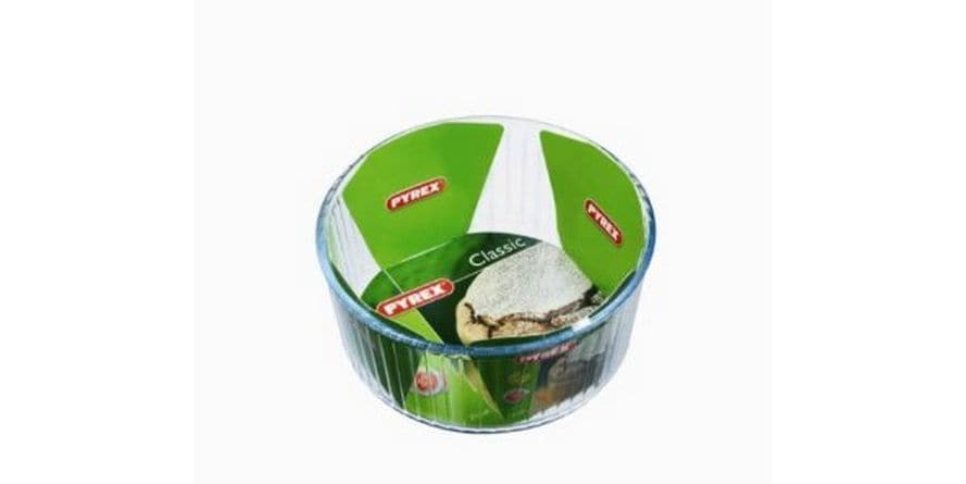 Pyrex Auflaufform Soufflé 2.5 L, 22 x 22 x 10 cm Runde Backform aus Glas