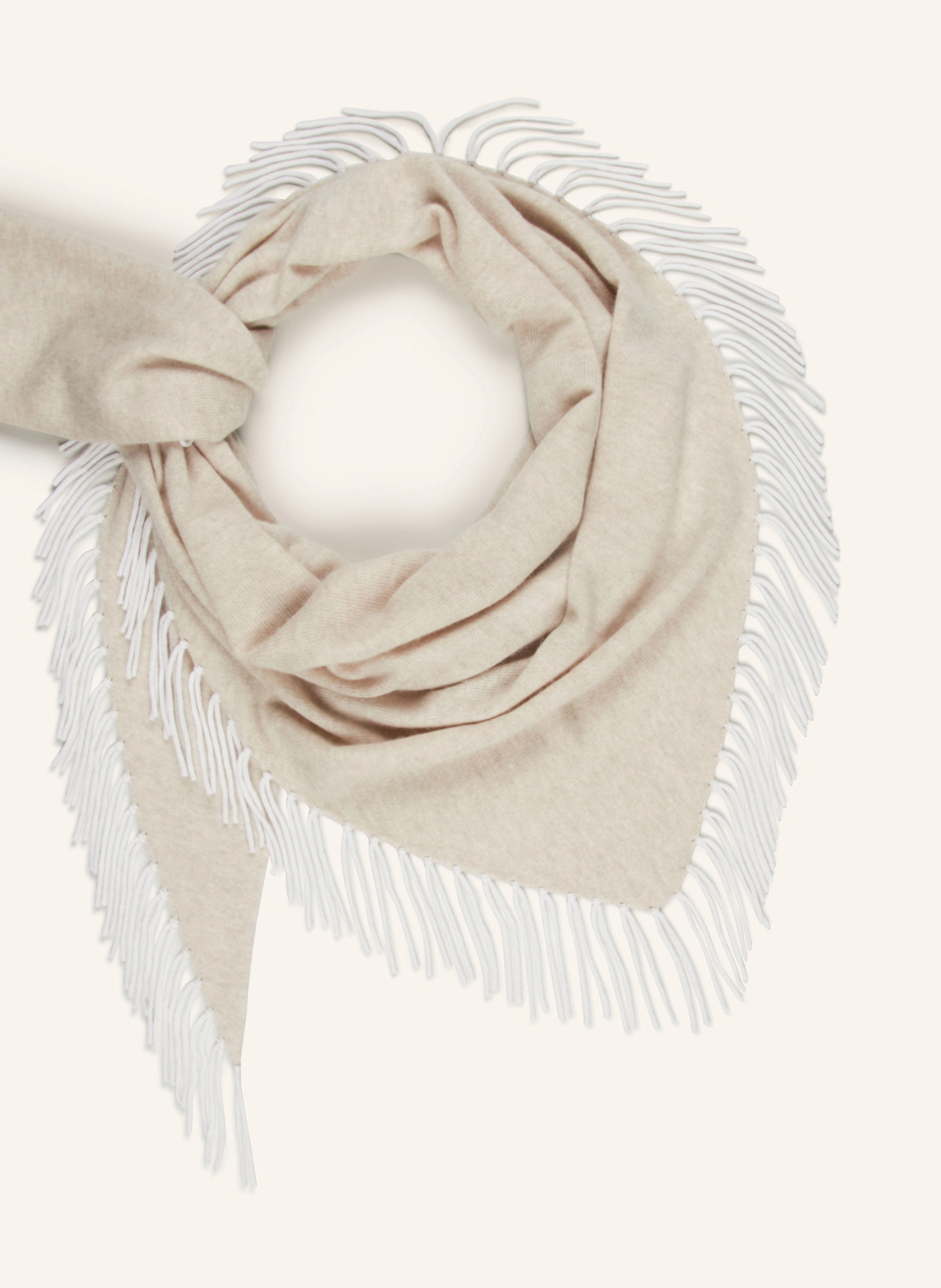 HERZEN'S ANGELEGENHEIT Dreieckstuch mit Cashmere