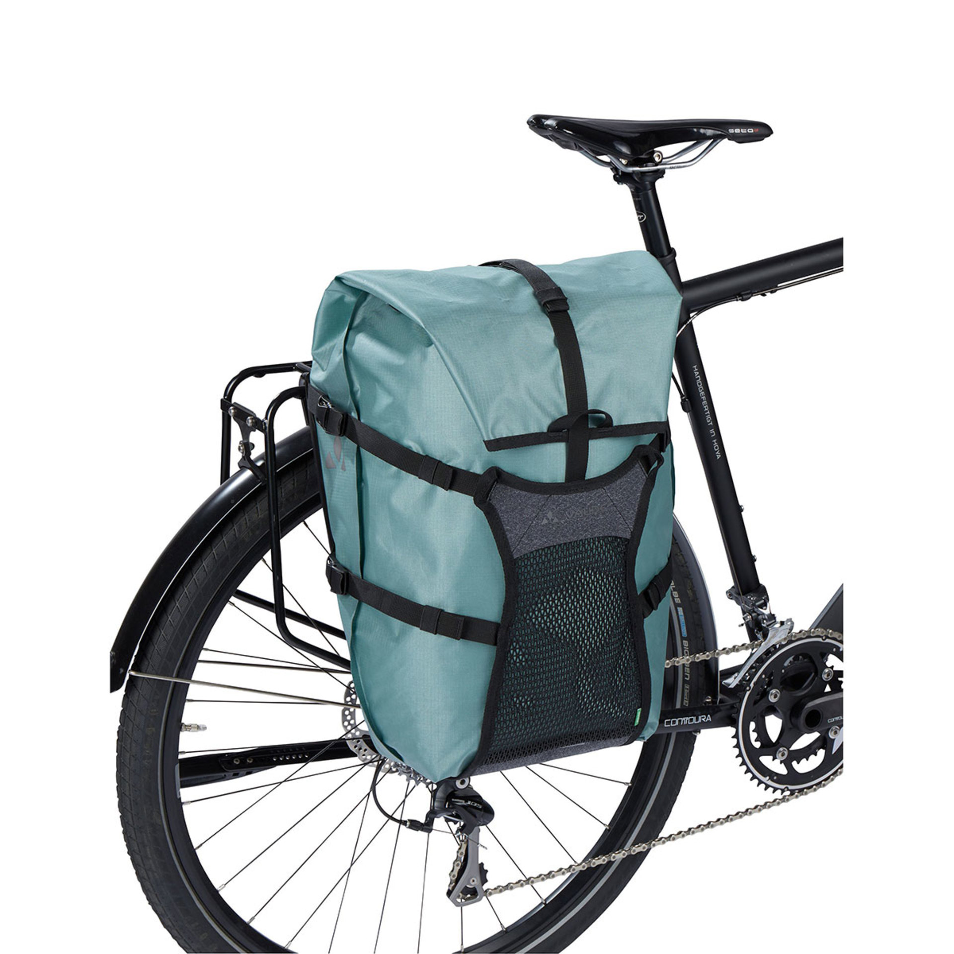VAUDE Trailcargo Achtertas Donkergroen