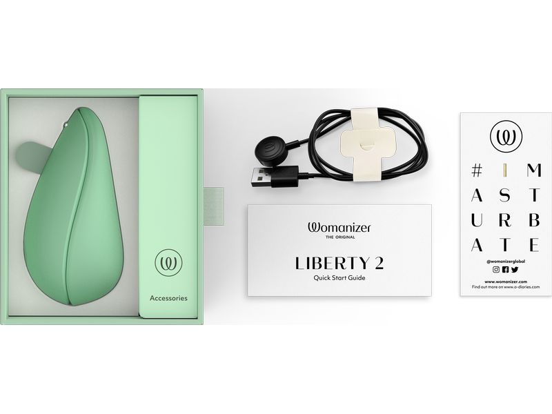 Womanizer Vibrator Womanizer Liberty 2 türkis Auflegevibrator für sinnliche Stimulationen der Klitoris