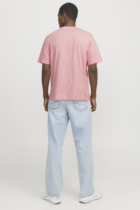 Jack & Jones roze heren t-shirt